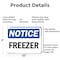 Signmission Freezer, 10 in W x Rectangle, Aluminum OS-2PACK-NS-A-710-L-12917 - alternate 8